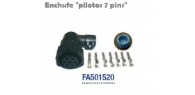 Enchufe pilotos 7 pins universal