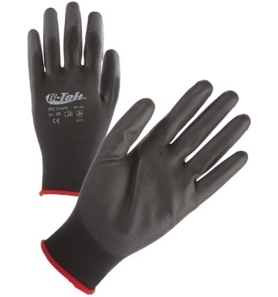 GUANTES NYLON NEGRO