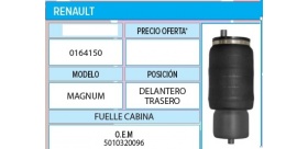 SUSPENSION CABINA RENAULT DELANTERO