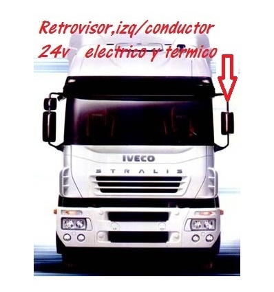 Retrovisor espejo camion STRALIS 1º