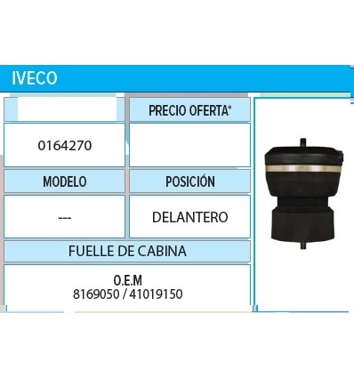 SUSPENSION CABINA IVECO DEL