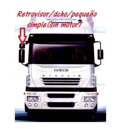 Retrovisor espejo camion STRALIS 1º