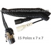 CABLE 15 Polos X 2 de 7 polos.