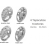 4 TAPACUBOS TRACTORAS