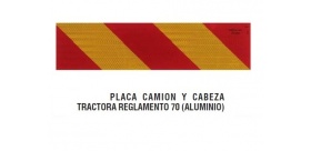 PLACAS ( 2) TRACTORAS