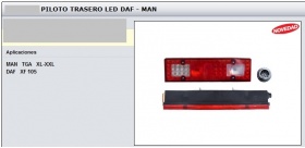 PILOTO DAF / MAN LEDS 24V