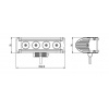  Panel LED 4x10W -9V-12V-24V-32V.