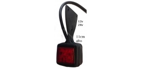 Piloto colgante rojo blanco leds