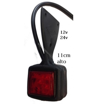 Piloto colgante rojo blanco leds