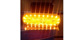 PILOTO 20 LED 24V/12V AMBAR