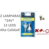 LAMPARA 24V- 12 LEDS AMOLUX