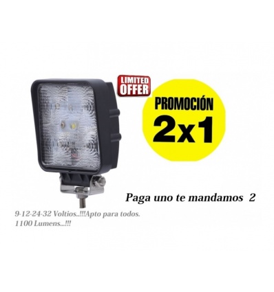  2 x 1 FOCO LEDS 12/24V ARTICULADO