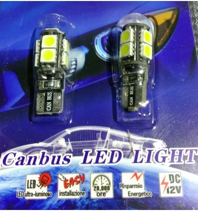 BOMBILLA 12V-9LEDS T10