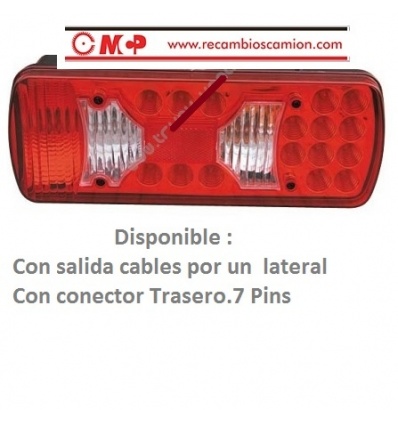 PILOTO SCANIA LEDS & LAMPARAS