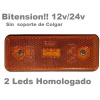 PILOTO 2 LEDS CATADRIOPTICO