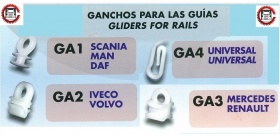 GANCHOS CORTINAS CAMION