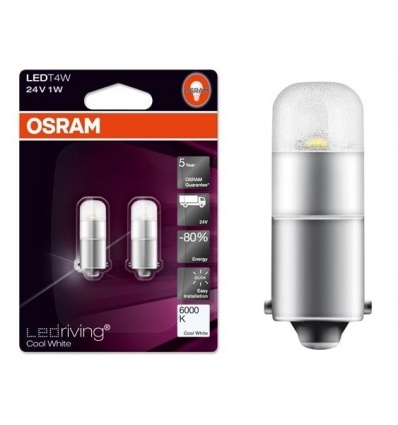 LAMPARAS(2)OSRAM/LEDS.24V.T4W