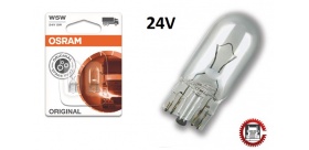 2 lamparas osram 24V W5W