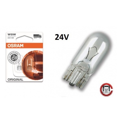 2 lamparas osram 24V W5W