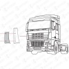 Esquina exterior DAF XF95/105