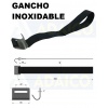 CINTA CON GANCHO FRIGOLONA INOX 70CM