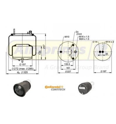 SUSPENSION VOLVO FH4 NEUMATICA