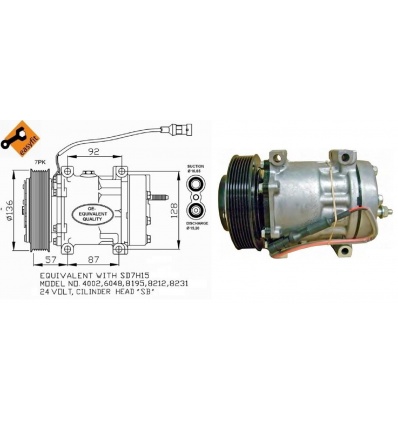 COMPRESOR DAF AIRE ACONDICIONADO