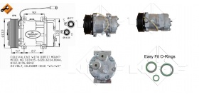 COMPRESOR VOLVO AIRE ACONDICIONADO