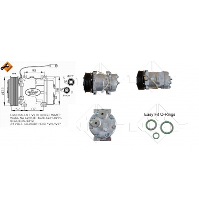 COMPRESOR VOLVO AIRE ACONDICIONADO