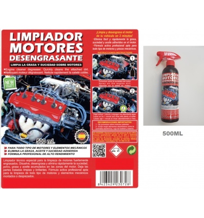 LIMPIADOR MOTORES DESENGRASANTE