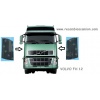 DEFLECTORES VOLVO FH-FM CROMO PLATA