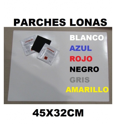 PARCHES LONAS-TOLDOS 45X32CM