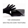 GUANTES (100) NITRILO L NEGRO CON TEXTURA