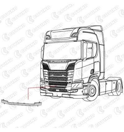 PANEL FRONTAL SCANIAS R-S EURO 6