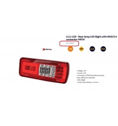 PILOTO LEDS IVECO ENCHUFE LATERAL