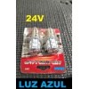 2 LAMPARAS 24V LUZ AZUL LEDS SMD