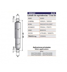 AMORTIGUADOR 890441 SABO BPW