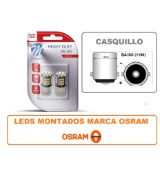 LAMPARAS (2) CANBUS 24V LED BLANCO FRIO