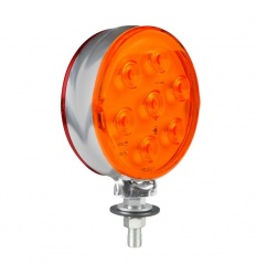 2 PILOTOS LEDS PIRULETA LATERAL NARANJA-ROJO HOMOLOGADO E -R10