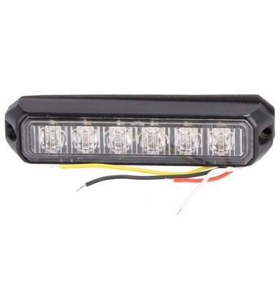 PILOTO LED LATERAL AMBAR 12/24V 6 LED