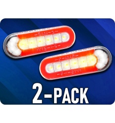 2 PILOTOS TRASEROS LEDS-4 FUNCIONES 24V-12V