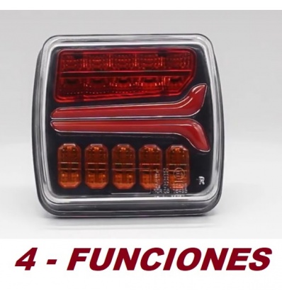 PILOTO TRASERO 4 FUNCIONES-LEDS-12/24V-34 LEDS