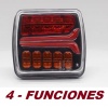 2 PILOTOS TRASEROS 4 FUNCIONES-LEDS-12/24V-34 LEDS