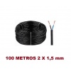 CABLE INSTALACION ROLLO DE 100 METROS 2X1,5 mm