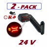 2 PILOTOS ANCHURA FLEXIBLES LEDS -3 LUCES-24V